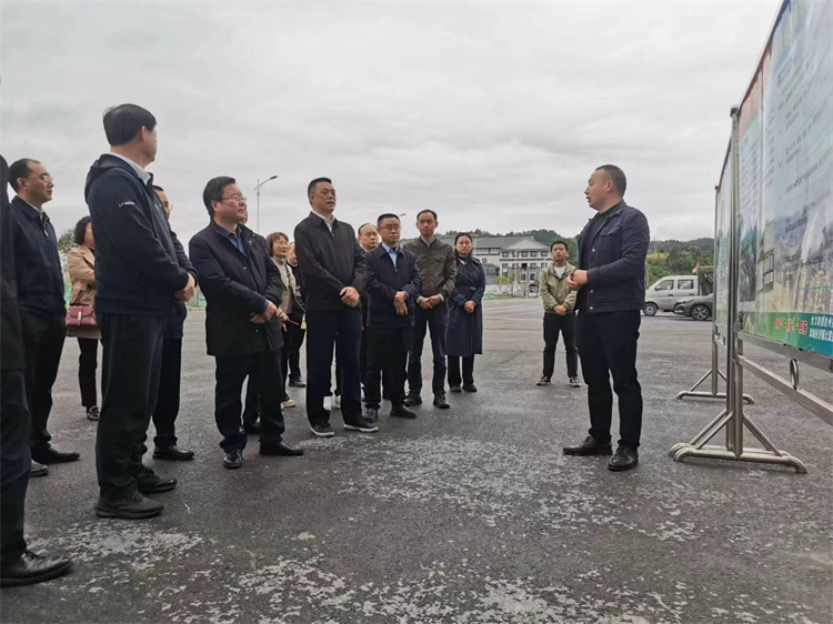 自貢市人大常委會(huì)副主任、民建自貢市委主委王孝謙一行考察四川供銷西南冷鏈物流基地